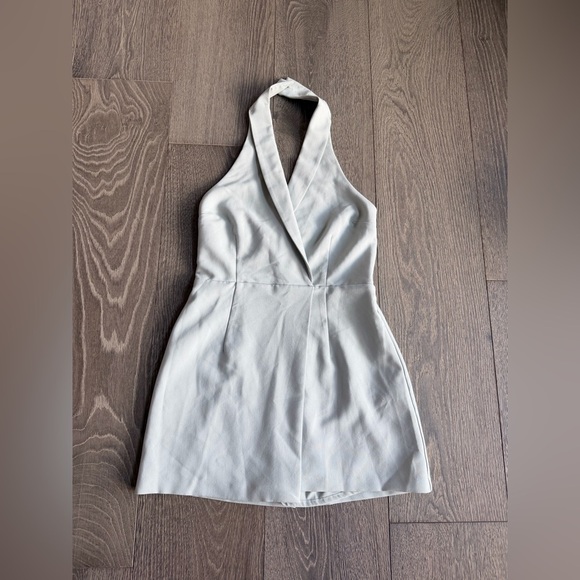 Abercrombie & Fitch Halter Blazer Skort Dress in Light Blue Size Small - Picture 2 of 8